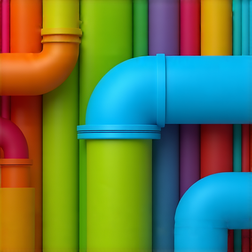 揭開小水管和大水管的秘密，展示流暢生活的技巧，圖片中有多種水管模型及不同水流狀況，幫助你優化水流，提升生活品質，讓家中水流更順暢。