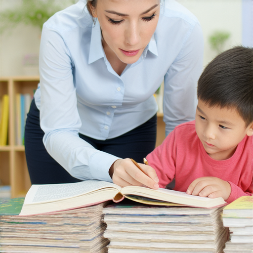 探索紙幣背後的故事，外籍英文老師一對一學習情景，學生與老師交流，提升英語能力的積極氛圍，教室內書籍和學習工具展示。