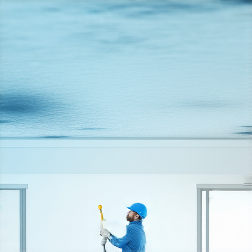 揭開天花滲水之謎的圖片，展示滲水原因、維修過程及賠償情況，讓讀者深入理解天花滲水問題的真相和解決方案。