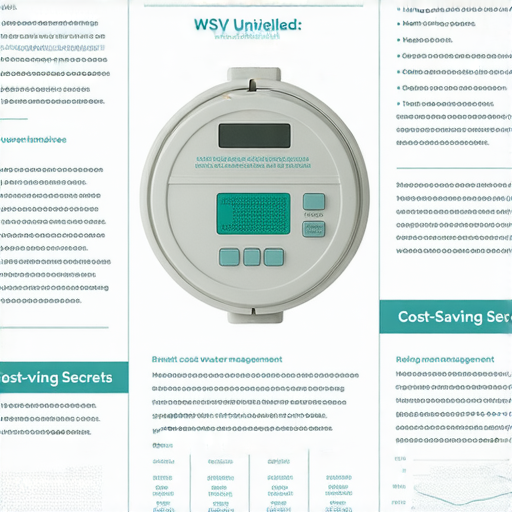 價錢水錶WSV大揭秘的圖片，展示省費秘訣與水費驚嚇的解決方案，內容包括水錶的使用方式及省水小技巧，讓用戶輕鬆掌握水費管理。