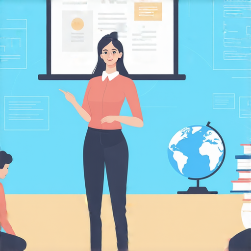 為何學好英文如釘子般重要的圖示，展示外籍老師一對一教學的場景，突顯學習英文的必要性與效益，鼓勵學生探索我們的外籍教師服務。