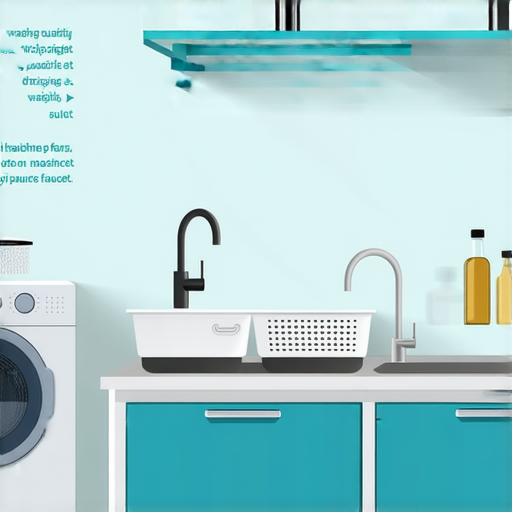 洗衣機水龍頭解決方案，展示如何快速解決水龍頭滴水問題，顯示不同尺寸的水龍頭及簡易安裝步驟，讓使用者無需再煩惱，提升洗衣便利性。