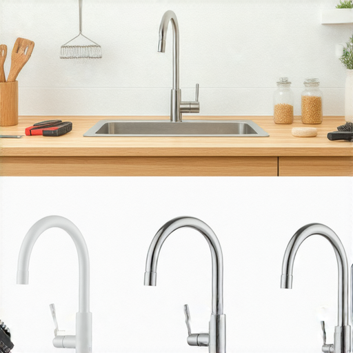 一步步教你輕鬆更換水龍頭的過程圖片，展示工具準備、舊水龍頭拆卸及新水龍頭安裝步驟，讓家居焕然一新，增添生活品質。