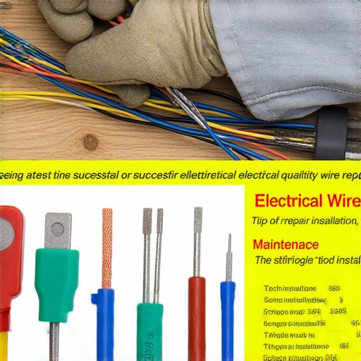 電線大揭秘的圖片，展示補電線的技巧和工具，提升工作效率，突顯專業電工的修繕過程，揭開電線補裝的致勝秘訣，適合各類電氣維修工作。