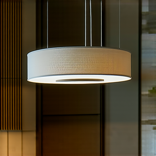 簡約吊燈懸掛在現代香港家居中，柔和光線為居家空間增添溫馨氛圍，展示新風潮的室內設計和簡約風格，突顯時尚與實用兼具的居家美學。