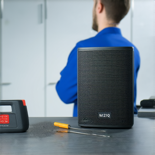 M27Q喇叭故障維修服務圖片，顯示技術人員專業檢查無聲問題，傳遞快速修復訊息，提升用戶對維修專業的信任感和依賴性。