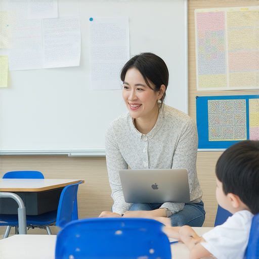 紅磡外籍英文老師一對一教學場景，學生專心學習，老師針對性指導，提升英文能力的全新路徑，舒適教學環境，互動學習效果佳。