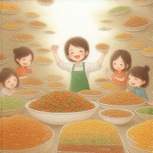 揭開食鬼的秘密，外籍老師帶領學生學英文，探索奇幻美食世界，學生興奮參加，美食與語言學習的完美結合，豐富多彩的美食展示，互動學習的愉悅氛圍。