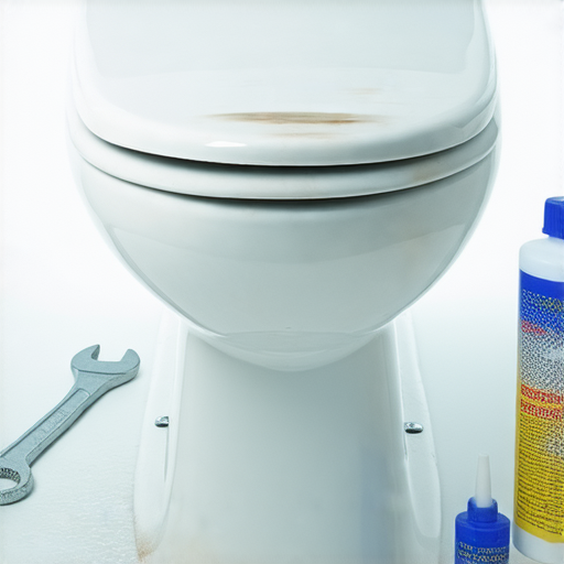 馬桶旁邊出現水漬，顯示潛在的滲水問題，圖片展示如何檢查馬桶接合處及修理管道，提供有效解決方法，助你解決馬桶邊滲水的困擾。