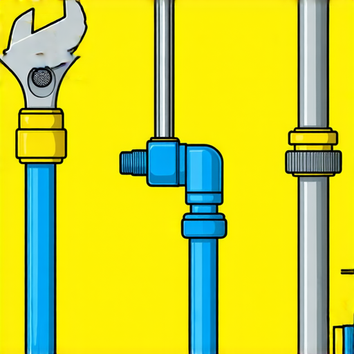 驚！這5個步驟教你架水管，輕鬆解決漏水煩惱的圖示，展示水管安裝過程，包括工具、材料及步驟，幫助讀者有效修復漏水問題。