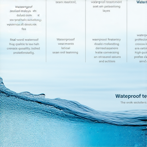 揭開防水技術的秘密，展示防水材料及應用的細節，包括防水層、接縫處理與實際使用場景，強調為何這些關鍵細節對於有效防水不可忽視。