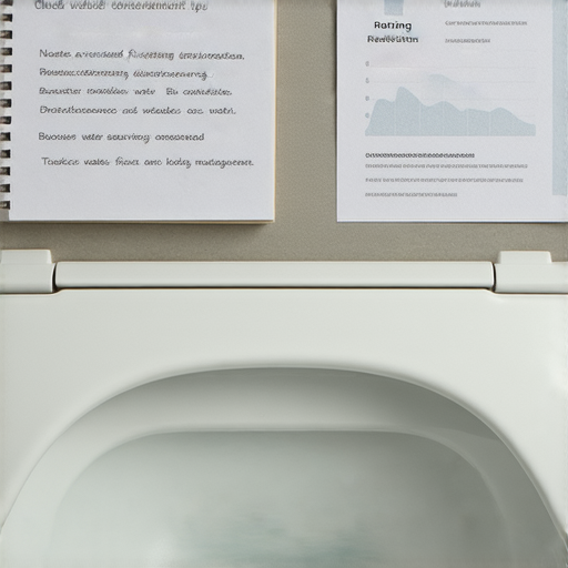 滲水馬桶及其隱秘真相，展示水費節省方法的圖片，強調檢查馬桶的水流動情況，提醒用戶注意漏水問題，從而降低水費支出，節約家庭開支。