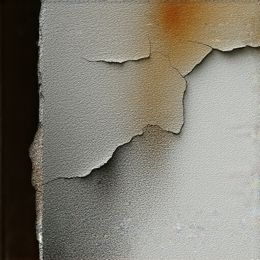 樓宇滲水問題的圖片，顯示牆壁內部受潮、損壞的情況，揭示隱藏的危機和潛在的安全隱患，提醒家庭檢查與維護，確保居住環境的安全和健康。