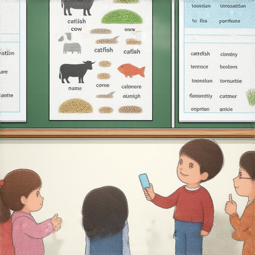 牛、鰍、魚的英文名稱學習，外籍老師指導與互動，適合各年齡層的學生，提升英文詞彙及發音技巧，快來加入學習行列，掌握動物英文名。