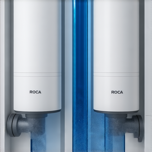 Roca 水箱的內部構造與技術展示，揭示水的智慧與科技，展現高效水流設計與現代化管理，讓使用者體驗水的創新應用。