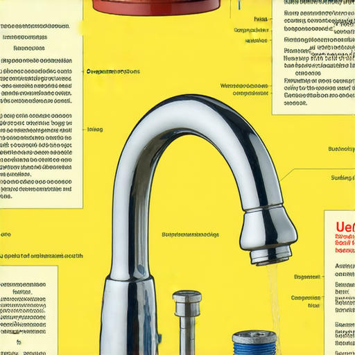 水龍頭的英文講解圖片，展示水龍頭的多種功能及其在日常生活中的使用，配上驚喜的解說，揭示你肯定想不到的秘密，吸引讀者了解更多。