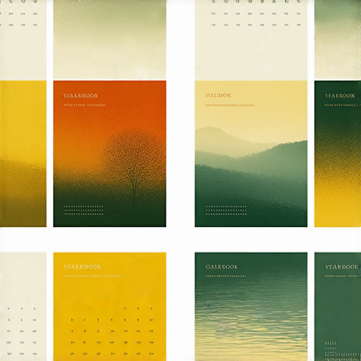 探索印刷年曆、年報與年歷的魅力，色彩繽紛的設計展示了四季變化，讓每一年都充滿驚喜，激發創意和靈感，迎接全新挑戰。