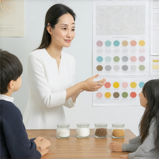 外籍英文老師一對一教學中，學生專心學習銀針粉相關知識，明亮的教室環境和互動的學習方式，幫助學生快速提升英語能力，揭開銀針粉的神秘面紗。