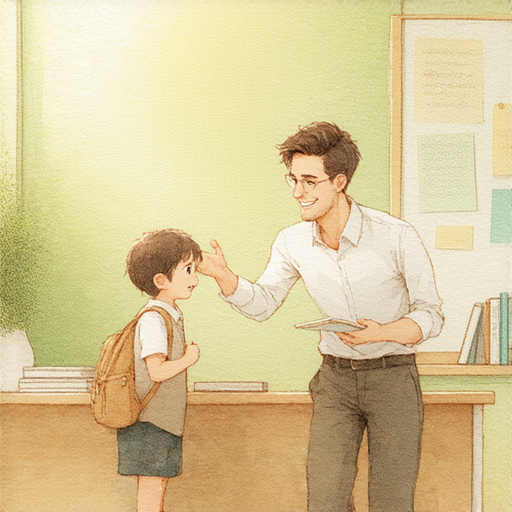 一位外籍老師與學生一對一互動，專注教授英文，營造輕鬆愉快的學習氛圍，帶領學習者體驗語言的魅力，提升英語能力與自信。