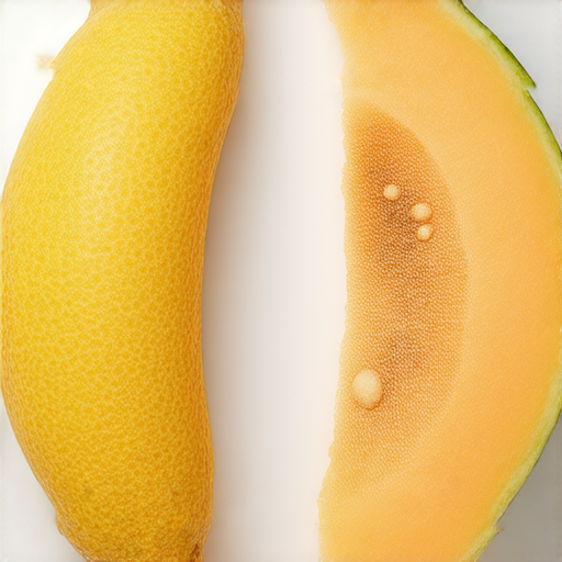 合掌瓜與哈密瓜並列展現，細緻對比其外觀與色澤，突出其驚人差異，並吸引讀者了解這兩種水果的甜度對比，揭示隱藏的果王秘密。