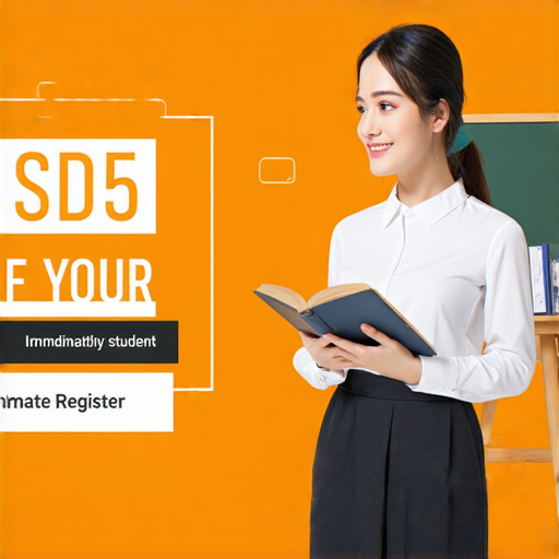 迷惑英語學習推廣圖，展示外籍老師與學生一對一互動的場景，強調快速打破語言障礙的學習方式，鼓勵立即註冊以提升英語能力。