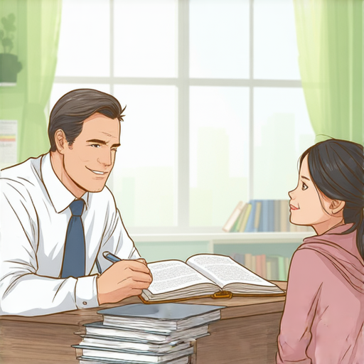 立即解鎖流利英文的專業外籍老師一對一教學，幫助您瞬間提升英語能力，圖片展示教師與學生互動學習的情境，帶來專注且高效的學習體驗。