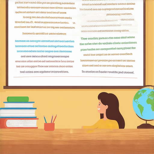 解碼老年科學的圖片，展現一對一外籍英文教學的場景，強調跨越語言障礙的重要性，鼓勵學習者立即探索新知識，提升英語交流能力。