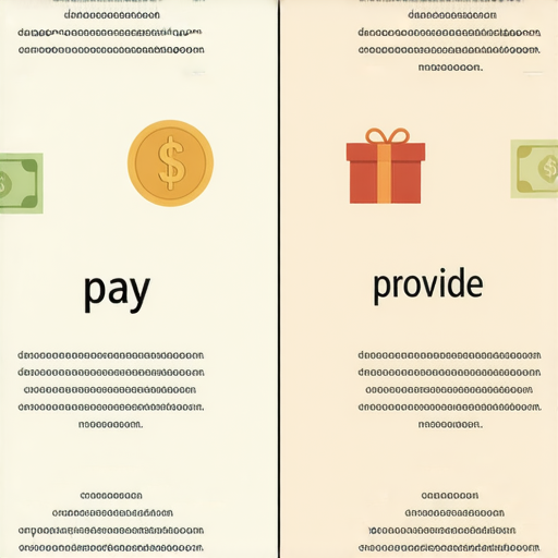 揭開付與親戚的神秘面紗的圖片，展示英語中這兩個詞的微妙差異，圖中含有文字解釋和相關的視覺元素，幫助理解語言表達的深度和細膩性。