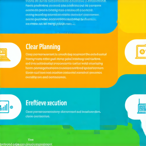 成功的秘密策略五大步驟，展示目標達成的重要元素，除了明確計劃、持之以恆，還強調有效執行與時間管理，讓每個人都能迅速實現目標。