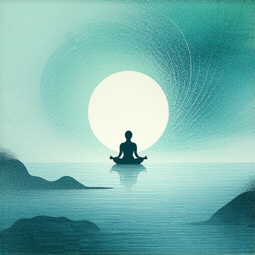 冷靜與轉換的概念圖，展示人們在壓力下如何保持冷靜，以及如何透過思維轉換實現生活改善，強調掌握這兩個關鍵的重要性。