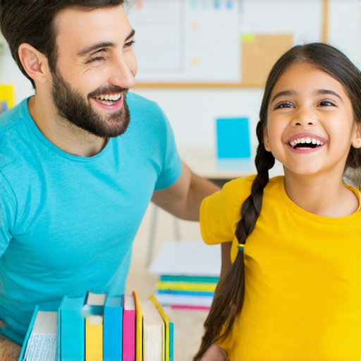 外籍教師一對一英語學習課程的促銷圖片，展示快樂的學生與外籍教師互動，吸引學習英語的獎勵與機會，鼓勵立即行動。