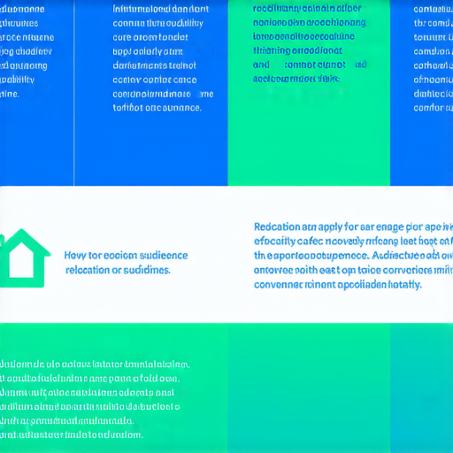 關於搬遷津貼的資訊圖，展示關愛基金的標誌及提供搬遷支持的要點，讓人了解如何申請搬遷津貼，提高搬遷的便利性與舒適度。