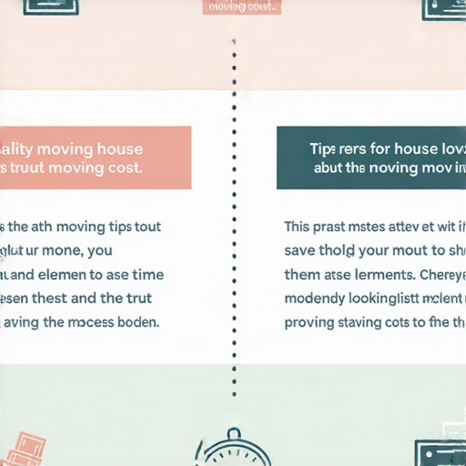 搬屋潛規則與搬家費用真相的概覽圖，顯示搬家過程中的省錢技巧，幫助讀者輕鬆了解如何在搬家時節省費用與時間。