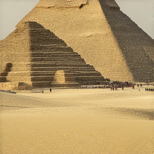 埃及金字塔與古文明的背景，展示比較級與最高級法則的圖解，說明如何揭開埃及的秘密，讓學習者更深入理解語言方面的比較技巧。