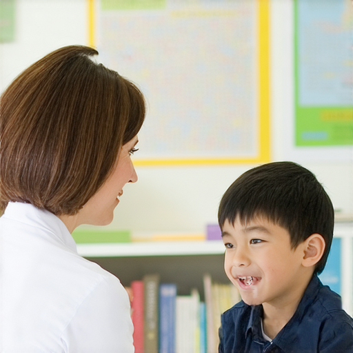 跨越語言障礙的外籍英文老師與學生一對一教學場景，老師正在專注指導，展現互動學習的魅力，強調語言學習的有效性和樂趣。