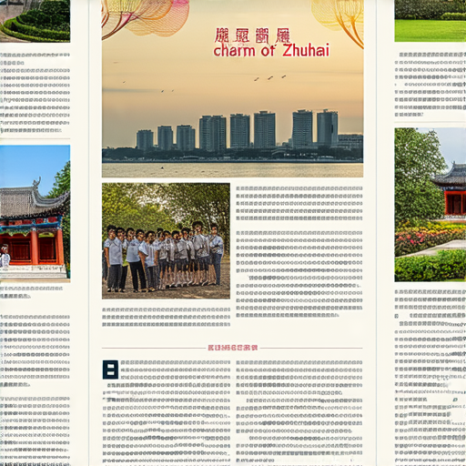 揭開珠海的英文魅力的圖片，展示珠海的文化特色、學習英文的場景以及當地風景，體現珠海在學習英語上的獨特優勢和魅力，吸引更多人探索珠海的學習秘密。