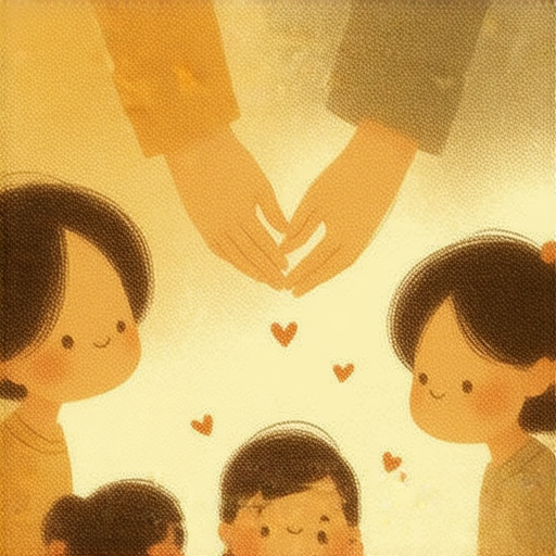 揭開親戚間不為人知的故事，圖片展示一家人在聚會中分享秘密，表情真摯而感動，背景中可見溫馨的家庭氛圍，展現親情與故事的交織。