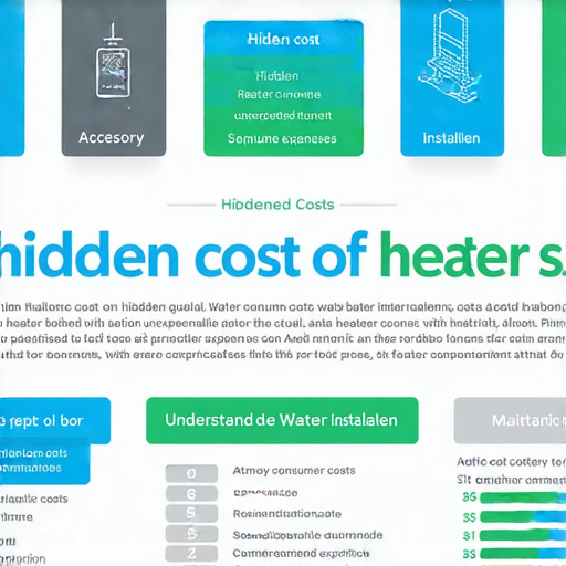 安裝熱水爐過程中的隱藏費用分析圖，展示各種潛在費用項目，例如配件成本、安裝人工費以及維護費用，幫助消費者了解實際開支，避免未來意外開銷，揭示安裝熱水爐的真相。