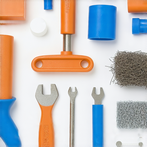 外牆水管漏水修復工具與材料擺放整齊，展示解決漏水問題的步驟和技巧，強調學會這招可輕鬆處理外牆漏水的問題，讓居家生活更安心。