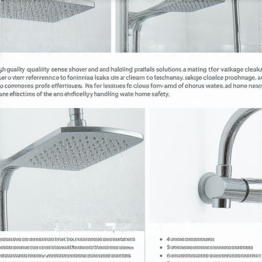 花灑頭漏水的維修示範圖片，展示修理秘訣及常見問題解決方案，說明如何有效處理漏水問題，保障家居用水安全的過程，值得參考的實用技巧。