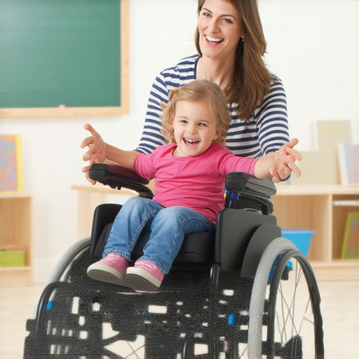 探索電動輪椅的奇妙世界，專業外籍老師一對一教學，提升英文能力，圖片展示學員與電動輪椅互動學習的場景，充滿學習樂趣。