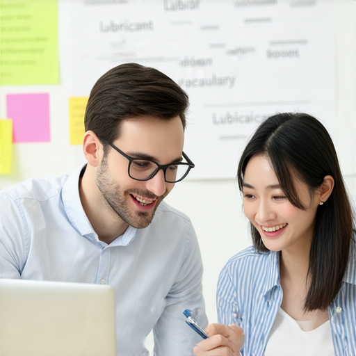 外籍老師與學生一對一學習潤滑油相關英文，提升英文能力，專注於專業詞彙的掌握，創造良好的學習環境，鼓勵互動與實踐。