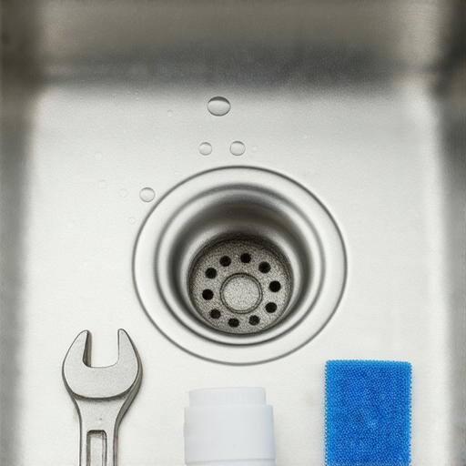 揭開鋅盤漏水之謎，展示洗碗盤邊隱藏問題與解決小妙招，圖中顯示漏水情況及維修工具，幫助提升鋅盤使用壽命與衛生。