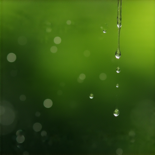 揭開簷篷滴水的秘密，展示雨水從屋簷滴下的瞬間，細緻水珠閃爍，探索雨水帶來的解壓效果，表現自然的魅力與神奇力量，讓人感受到靜謐與放鬆。