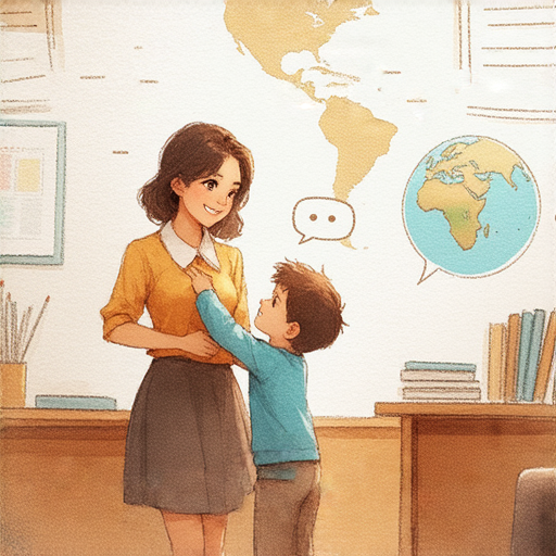 跟隨瑪利歐開啟英文冒險的圖片，展示一對一外籍教學服務，教師與學生互動，營造學習氛圍，強調提升英語能力的樂趣與挑戰。