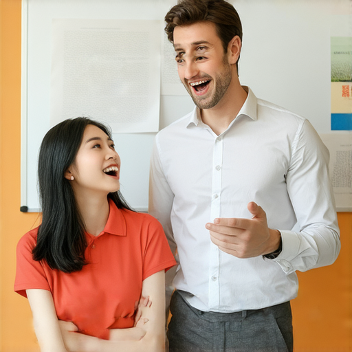 破譯外國人教英文的秘密圖片，展示一對一外籍老師的教學情境，學生與老師互動熱烈，課堂環境專業，鼓勵挑戰自我學習，提高英文能力。