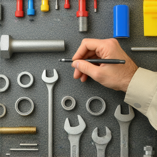 揭開水管的秘密，顯示維修技巧及工具，專業人員正在檢查漏水問題，清晰展現各種水管接頭與修復材料，幫助快速解決漏水困擾。