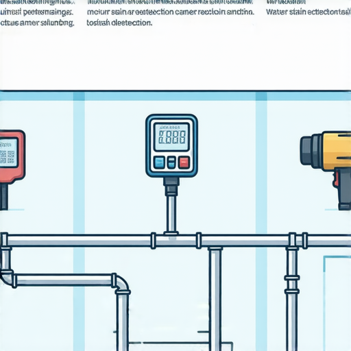 家庭漏水檢測技巧，水管背後的秘密，揭開漏水真相。圖片展示了檢測漏水的三個關鍵步驟，幫助讀者學習如何快速發現漏水問題。