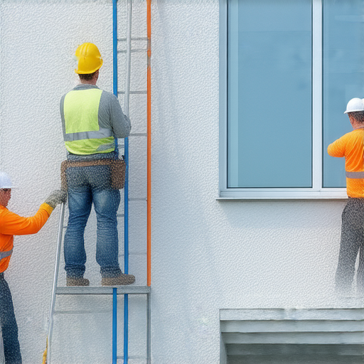 外牆漏水問題調查，顯示水管隱患及維修過程，強調立即行動的重要性，展示專業工具及工作人員進行修復，確保家居安全與舒適。