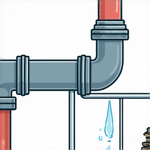 水管堵塞，展示快速疏通工具和材料，清晰呈現疏通過程。場景中包含專業工具、疏通劑和清理後的管道，幫助家庭了解如何解決水管問題，回復正常使用。